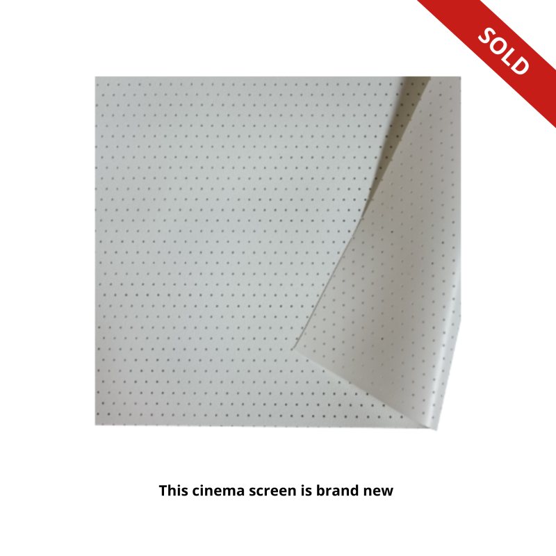 Matte white screen 7,80 X 3,27