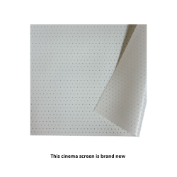 Matte white screen 6,55 X 2,90